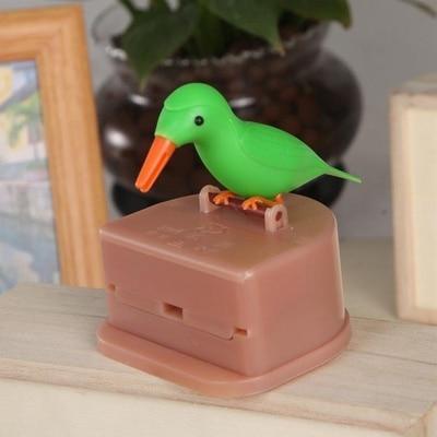 Creative Automatic Toothpick Box Cartoon Bird